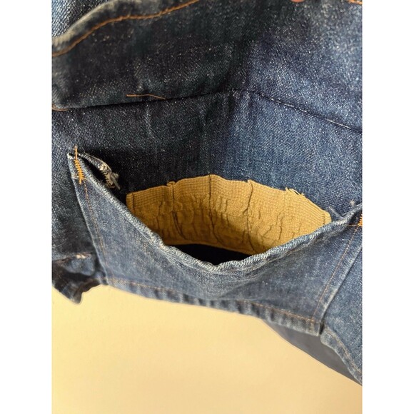 Vintage Game Winner Sportswear Denim Hunting Vest Mens XL Bird Duck Utility 80s - Picture 6 of 9